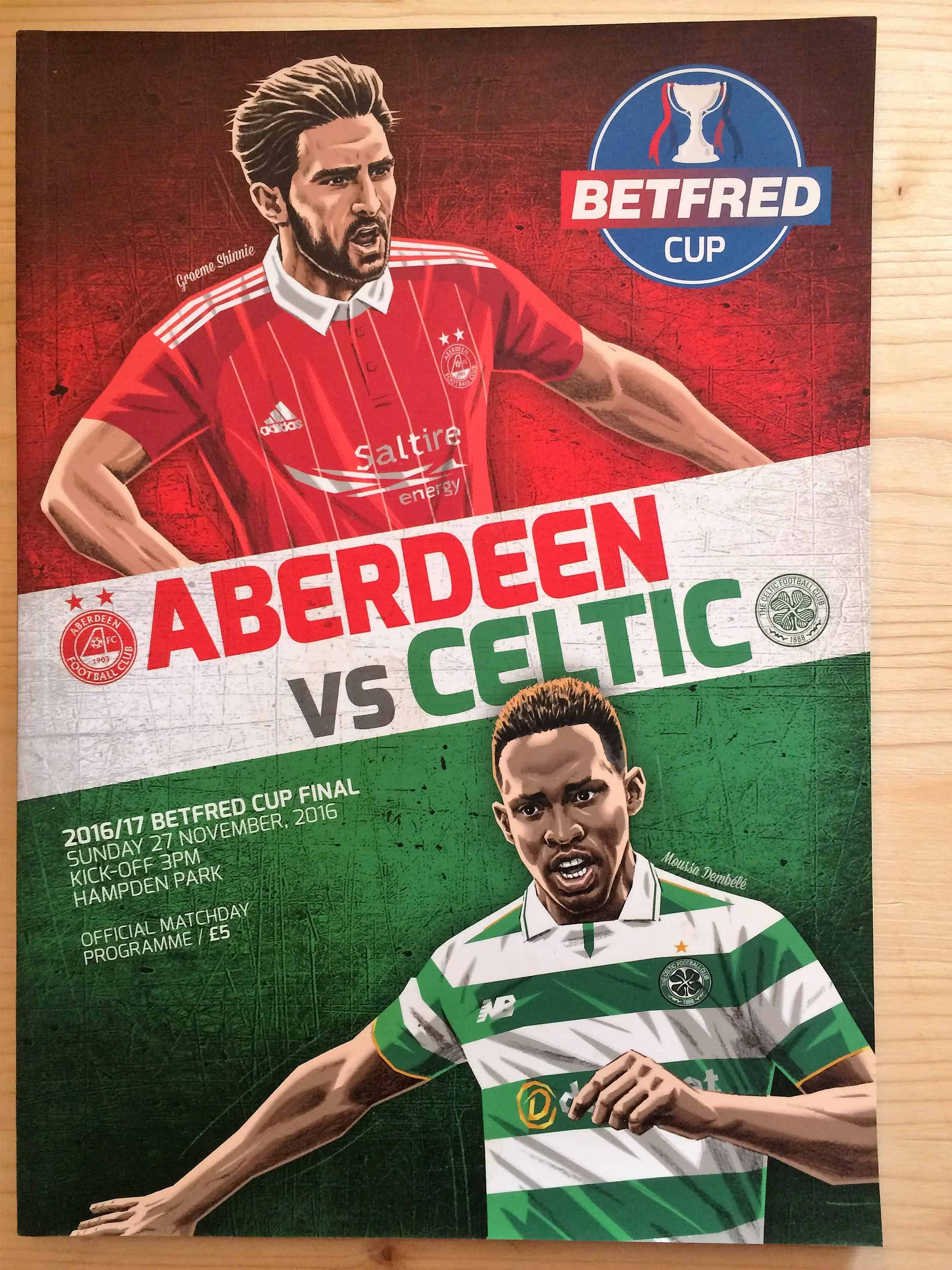 Aberdeen FC v Celtic (Glasgow) FC